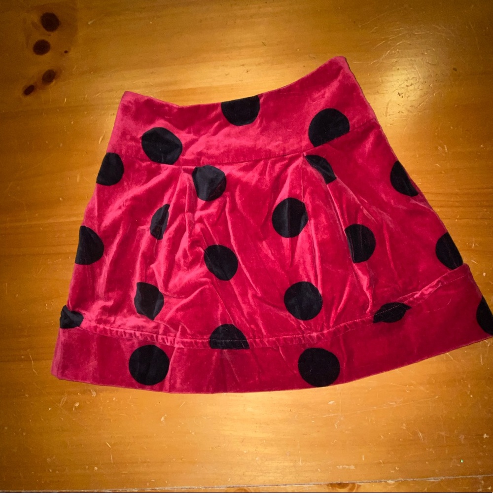 Girls The Children’s Place velvet skirt